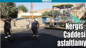 NERGİS CADDESİ ASFALTLANIYOR