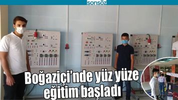BOĞAZİ&Ccedil;İ&rsquo;NDE Y&Uuml;Z Y&Uuml;ZE EĞİTİM BAŞLADI