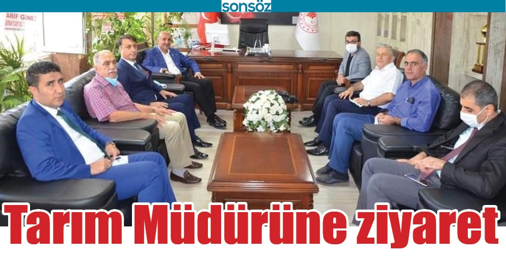 TARIM M&Uuml;D&Uuml;R&Uuml;NE ZİYARET