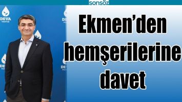 EKMEN&rsquo;DEN HEMŞERİLERİNE DAVET