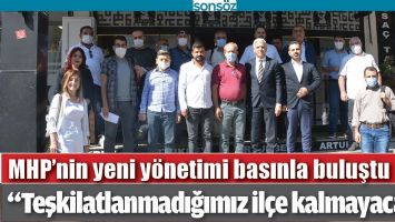 MHP&rsquo;NİN YENİ Y&Ouml;NETİMİ BASINLA BULUŞTU