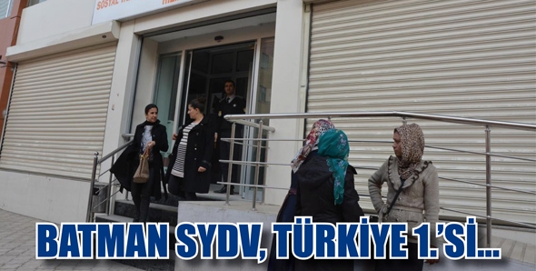 BATMAN SYDV, T&Uuml;RKİYE 1.&rsquo;Sİ&hellip;