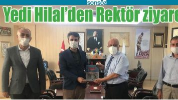 YEDİ HİLAL&rsquo;DEN REKT&Ouml;R ZİYARETİ