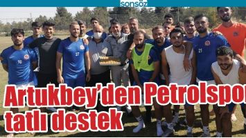 ARTUKBEY&rsquo;DEN PETROLSPOR&rsquo;A TATLI DESTEK
