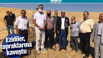 EZİDİLER, TOPRAKLARINA KAVUŞTU