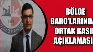 B&Ouml;LGE BARO&rsquo;LARINDAN ORTAK BASIN A&Ccedil;IKLAMASI&hellip;