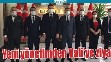 YENİ Y&Ouml;NETİMDEN VALİ&rsquo;YE ZİYARET