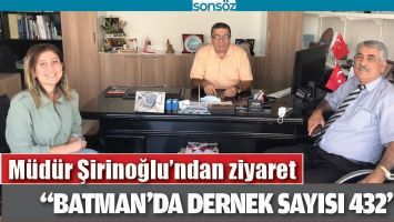 &ldquo;BATMAN&rsquo;DA DERNEK SAYISI 432&rdquo;