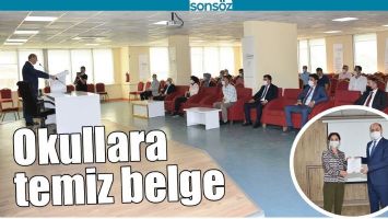 OKULLARA TEMİZ BELGE