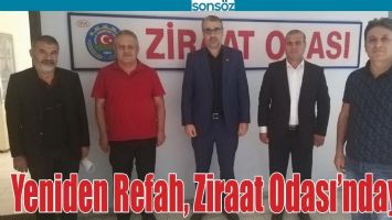 YENİDEN REFAH, ZİRAAT ODASI&rsquo;NDAYDI