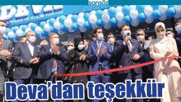 DEVA&rsquo;DAN TEŞEKK&Uuml;R