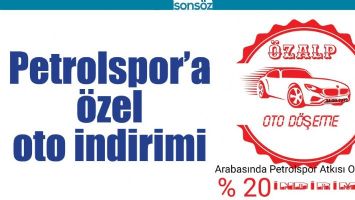 PETROLSPOR&rsquo;A &Ouml;ZEL OTO İNDİRİMİ