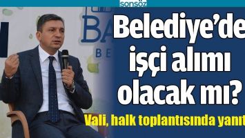 BELEDİYE&rsquo;DE İŞ&Ccedil;İ ALIMI OLACAK MI?