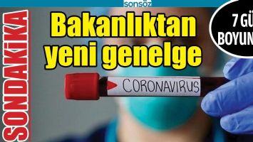 BAKANLIKTAN YENİ GENELGE