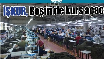 İŞKUR, BEŞİRİ&rsquo;DE KURS A&Ccedil;ACAK