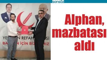 ALPHAN, MAZBATASINI ALDI