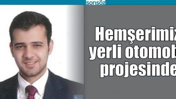 HEMŞERİMİZ, YERLİ OTOMOBİL PROJESİNDE