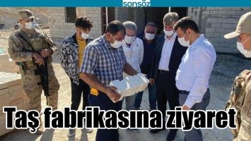 TAŞ FABRİKASINA ZİYARET