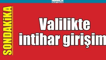 BATMAN VALİLİĞİNDE İNTİHAR GİRİŞİMİ