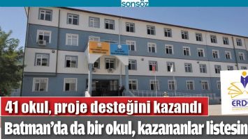 BATMAN&rsquo;DA DA BİR OKUL, PROJE DESTEĞİNİ KAZANDI