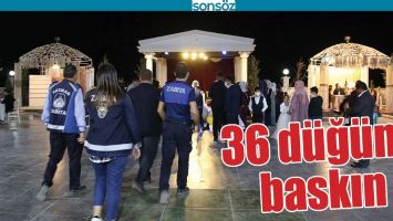 BATMAN'DA 36 D&Uuml;Ğ&Uuml;NE BASKIN