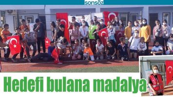 HEDEFİ BULANA MADALYA