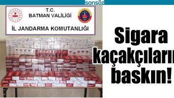 SİGARA KA&Ccedil;AK&Ccedil;ILARINA BASKIN!