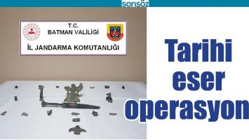 TARİHİ ESER OPERASYONU!