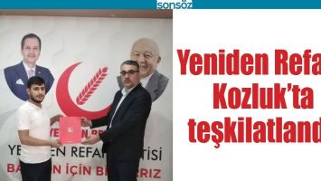 YENİDEN REFAH, KOZLUK&rsquo;TA TEŞKİLATLANDI