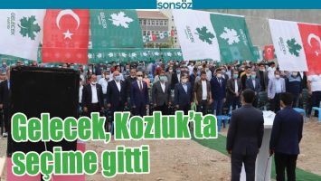 GELECEK, KOZLUK&rsquo;TA SE&Ccedil;İME GİTTİ