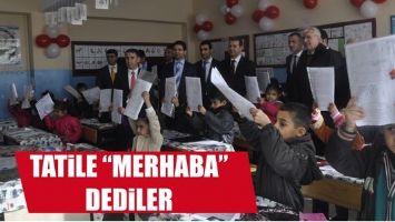 TATİLE &ldquo;MERHABA&rdquo; DEDİLER