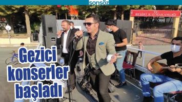GEZİCİ KONSERLER BAŞLADI
