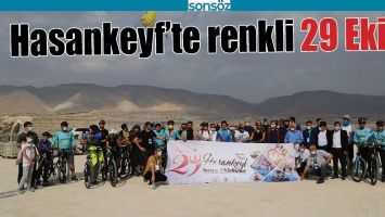 HASANKEYF&rsquo;TE RENKLİ 29 EKİM