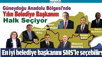EN İYİ BELEDİYE BAŞKANINI SMS&rsquo;LE SE&Ccedil;EBİLİRSİNİZ