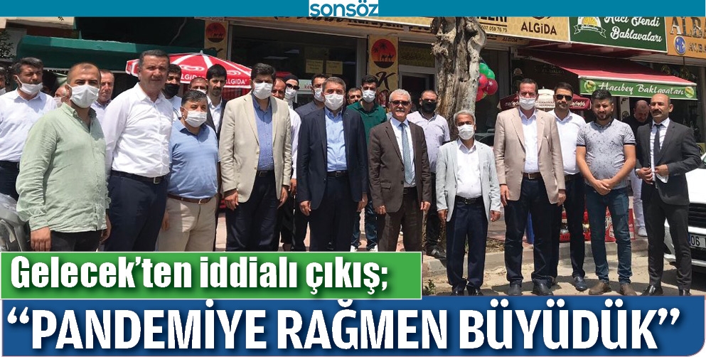 &ldquo;PANDEMİYE RAĞMEN B&Uuml;Y&Uuml;D&Uuml;K&rdquo;