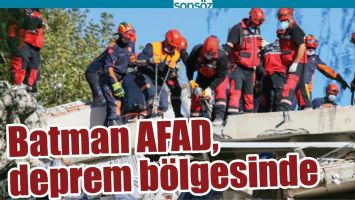 BATMAN AFAD, DEPREM B&Ouml;LGESİNDE
