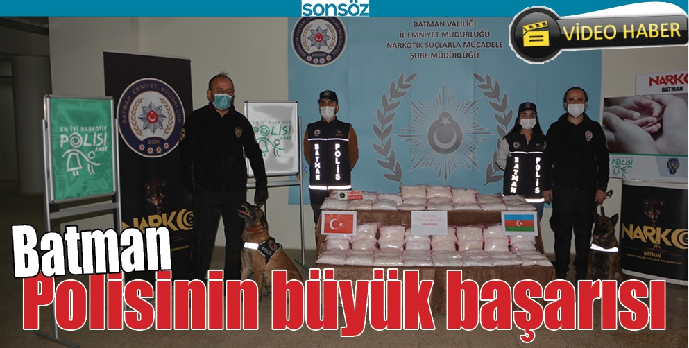BATMAN POLİSİNİN B&Uuml;Y&Uuml;K BAŞARISI