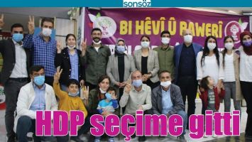 HDP SE&Ccedil;İME GİTTİ