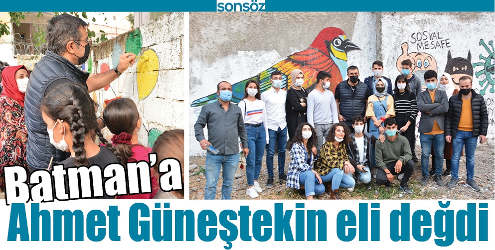BATMAN&rsquo;A AHMET G&Uuml;NEŞTEKİN ELİ DEĞDİ