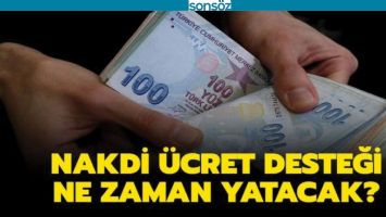 NAKDİ &Uuml;CRET DESTEĞİ &Ouml;DEMELERİ NE ZAMAN YATACAK?