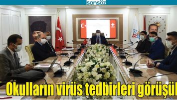 OKULLARIN VİR&Uuml;S TEDBİRLERİ G&Ouml;R&Uuml;Ş&Uuml;LD&Uuml;