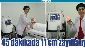 45 DAKİKADA 11 CM ZAYIFLATIYOR