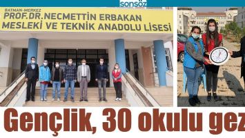 GEN&Ccedil;LİK, 30 OKULU GEZDİ