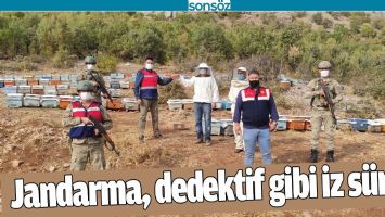 JANDARMA, DEDEKTİF GİBİ İZ S&Uuml;RD&Uuml;