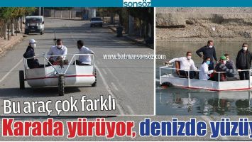 KARADA Y&Uuml;R&Uuml;YOR, DENİZDE Y&Uuml;Z&Uuml;YOR