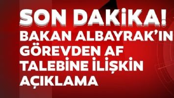 Hazine ve Maliye Bakanı Berat Albayrak&rsquo;ın g&ouml;revden af talebine ilişkin a&ccedil;ıklama
