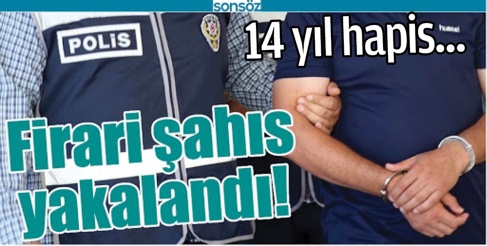 BATMAN'DA FİRARİ ŞAHIS YAKALANDI