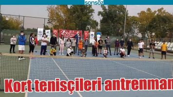 KORT TENİS&Ccedil;İLERİ ANTRENMANDA