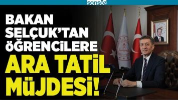 &Ouml;ĞRENCİLERE ARA TATİL M&Uuml;JDESİ