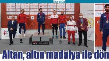 ALTAN, ALTIN MADALYA İLE D&Ouml;ND&Uuml;